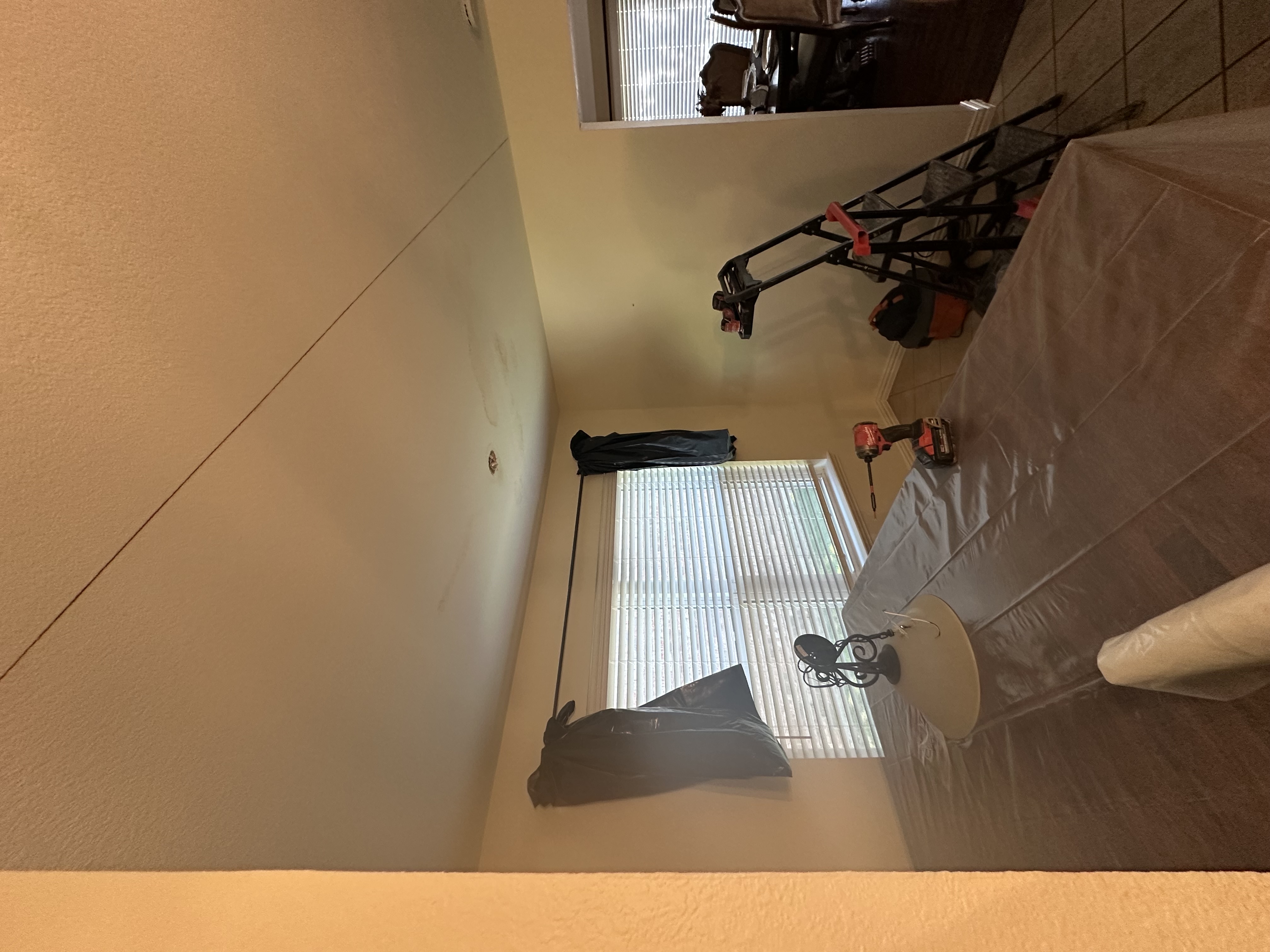 Interior painting preparation